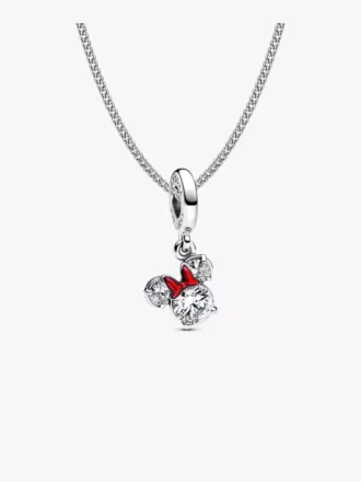 Minnie-Mouse-Weihnachts-Dangle Charm-Halsketten-Set, 2er-Set