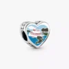 Mississippi-Herz-Charm aus Sterlingsilber Mississippi-Herz-Charm aus Sterlingsilber