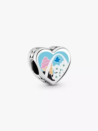 Missouri-Herz-Charm aus Sterlingsilber