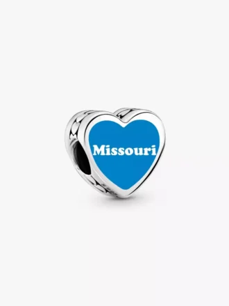 Missouri-Herz-Charm aus Sterlingsilber