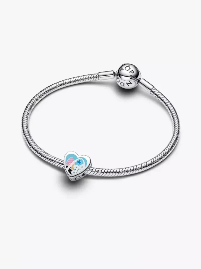 Missouri-Herz-Charm aus Sterlingsilber Missouri-Herz-Charm aus Sterlingsilber