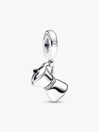Moka-Kanne-Dangle Charm – Sterlingsilber