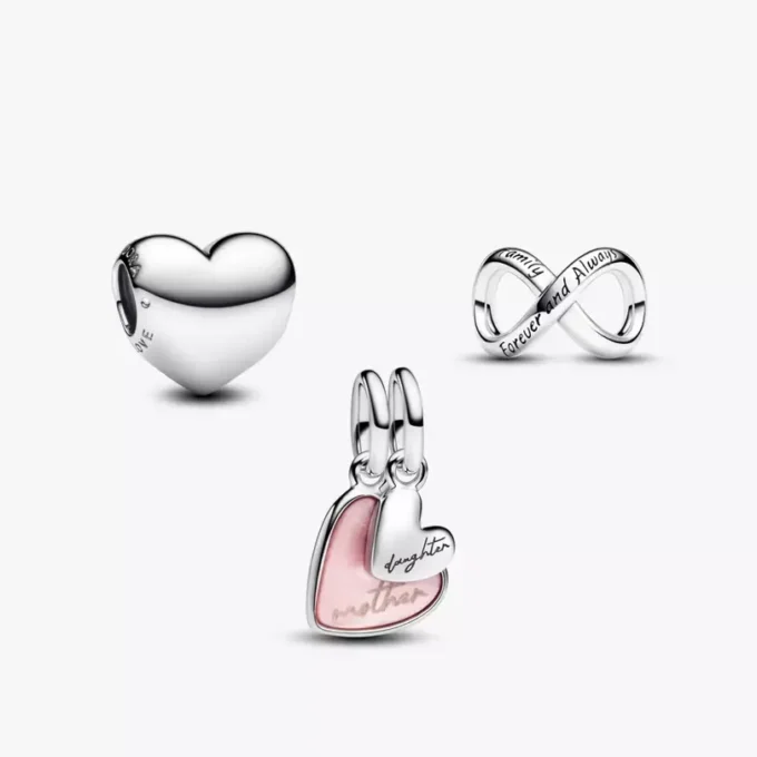 Mom Infinity Love Charm Trio, 3er-Set Mom Infinity Love Charm Trio, 3er-Set