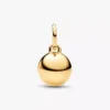 Mom-Kugel-Charm mit Verschluss, 14-karätig vergoldet Mom-Kugel-Charm mit Verschluss, 14-karätig vergoldet