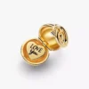 Mom-Kugel-Charm mit Verschluss, 14-karätig vergoldet Mom-Kugel-Charm mit Verschluss, 14-karätig vergoldet
