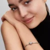 Moments Herz- und Snake Chain-Armband aus Sterlingsilber Moments Herz- und Snake Chain-Armband aus Sterlingsilber