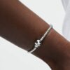 Moments Herz- und Snake Chain-Armband – Sterlingsilber Moments Herz- und Snake Chain-Armband – Sterlingsilber