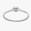 Moments Herz- und Snake Chain-Armband – Sterlingsilber Moments Herz- und Snake Chain-Armband – Sterlingsilber