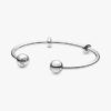 MOMENTS OPEN BANGLE – Sterlingsilber