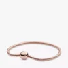 Moments-Snake Chain-Armband, 14 Karat Roségold-Beschichtung Moments-Snake Chain-Armband, 14 Karat Roségold-Beschichtung