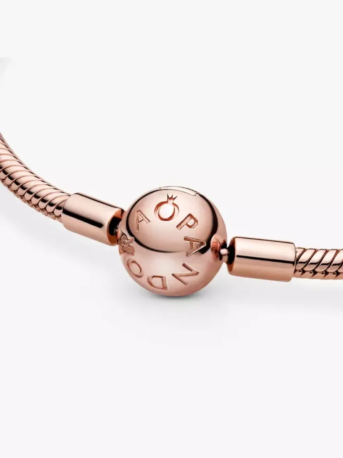 Moments-Snake Chain-Armband, 14 Karat Roségold-Beschichtung Moments-Snake Chain-Armband, 14 Karat Roségold-Beschichtung