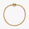 Moments Snake Chain Armband, 14 Karat vergoldet Moments Snake Chain Armband, 14 Karat vergoldet
