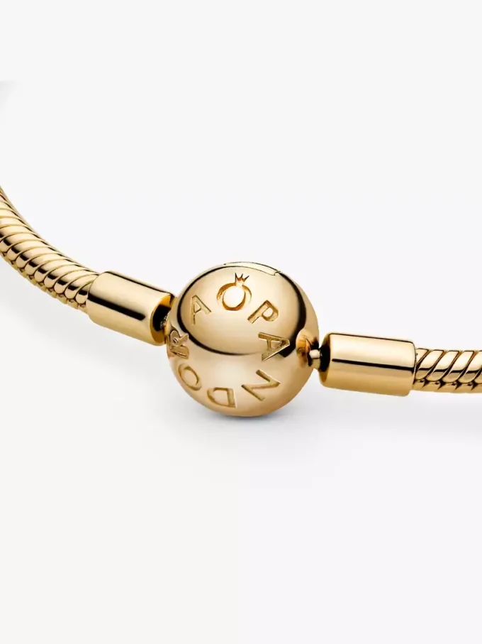 Moments Snake Chain Armband, 14 Karat vergoldet Moments Snake Chain Armband, 14 Karat vergoldet