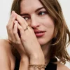 Moments Snake Chain Armband, 14 Karat vergoldet Moments Snake Chain Armband, 14 Karat vergoldet