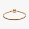 Moments Snake Chain Armband, 14 Karat vergoldet Moments Snake Chain Armband, 14 Karat vergoldet
