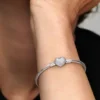 Moments Sparkling Heart & Snake Chain Armband – Sterlingsilber Moments Sparkling Heart & Snake Chain Armband – Sterlingsilber
