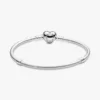 Moments Sparkling Heart & Snake Chain Armband – Sterlingsilber Moments Sparkling Heart & Snake Chain Armband – Sterlingsilber