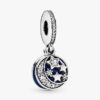 Mond & blauer Himmel-Dangle Charm – Sterlingsilber Mond & blauer Himmel-Dangle Charm – Sterlingsilber