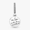 Mond & blauer Himmel-Dangle Charm – Sterlingsilber Mond & blauer Himmel-Dangle Charm – Sterlingsilber