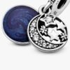 Mond & blauer Himmel-Dangle Charm – Sterlingsilber Mond & blauer Himmel-Dangle Charm – Sterlingsilber