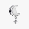 Mond- und Nordstern-Charm – Sterlingsilber Mond- und Nordstern-Charm – Sterlingsilber