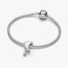 Mond- und Nordstern-Charm – Sterlingsilber Mond- und Nordstern-Charm – Sterlingsilber