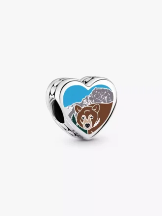 Montana Herz-Charm aus Sterlingsilber