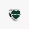 Montana Herz-Charm aus Sterlingsilber Montana Herz-Charm aus Sterlingsilber