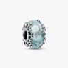 Murano-Charm „Winter Blue Snowflake“ aus Sterlingsilber Murano-Charm „Winter Blue Snowflake“ aus Sterlingsilber