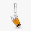 Murano Glass Bubble Tea Dangle Charm – Sterlingsilber