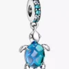 Murano Glass Dangle Charm „Meeresschildkröte“ aus Sterlingsilber Murano Glass Dangle Charm „Meeresschildkröte“ aus Sterlingsilber