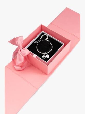 Mutter-Tochter-Armbänder-Geschenkset zum Teilen – Sterlingsilber