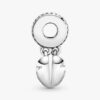 Mutter & Tochter Herz-Dangle Charm – Sterlingsilber