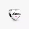 Nana-Herz-Charm aus Sterlingsilber Nana-Herz-Charm aus Sterlingsilber