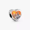 Nebraska-Herz-Charm aus Sterlingsilber Nebraska-Herz-Charm aus Sterlingsilber