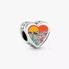 Nevada-Herz-Charm aus Sterlingsilber Nevada-Herz-Charm aus Sterlingsilber