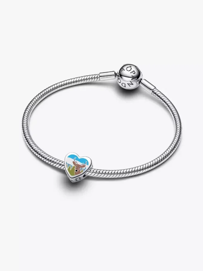 New Hampshire Herz-Charm aus Sterlingsilber New Hampshire Herz-Charm aus Sterlingsilber