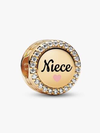 Nichte-Charm – 14 Karat vergoldet