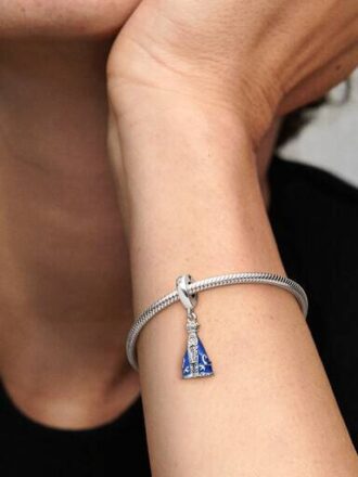 Nossa Senhora Aparecida Dangle Charm – Sterlingsilber