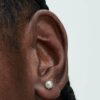 Ohrringe mit behandelten Süßwasser-Zuchtperlen, 4,5 mm – Sterlingsilber