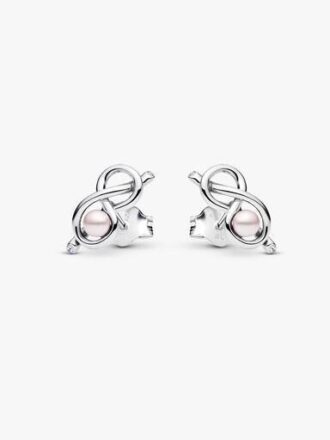Ohrringe mit Unendlichkeitsknoten – Sterlingsilber