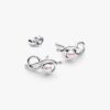 Ohrringe mit Unendlichkeitsknoten – Sterlingsilber Ohrringe mit Unendlichkeitsknoten – Sterlingsilber