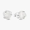 Ohrringe „White Rose in Bloom“ – Sterlingsilber Ohrringe „White Rose in Bloom“ – Sterlingsilber