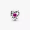 Oktober Pink Eternity Circle Charm aus Sterlingsilber Oktober Pink Eternity Circle Charm aus Sterlingsilber