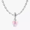 Opaleszentes Herz-Charm-Halskettenset, 2er-Set Opaleszentes Herz-Charm-Halskettenset, 2er-Set