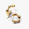 Organisch geformte offene Ohrringe – 14 Karat vergoldet Organisch geformte offene Ohrringe – 14 Karat vergoldet