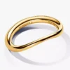 Organisch geformter Ring, 14 Karat vergoldet Organisch geformter Ring, 14 Karat vergoldet