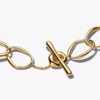 Organisch geformtes Gliederarmband, 14 Karat vergoldet Organisch geformtes Gliederarmband, 14 Karat vergoldet