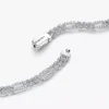 Ovales Armband mit kubanischer Kette aus Sterlingsilber Ovales Armband mit kubanischer Kette aus Sterlingsilber