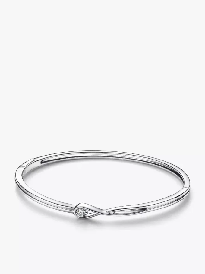 Pandora Brilliance Armreif- und Ring-Set mit Lab-Grown Diamonds, 0,30 Karat insgesamt, Sterlingsilber, 2 Stück Pandora Brilliance Armreif- und Ring-Set mit Lab-Grown Diamonds, 0,30 Karat insgesamt, Sterlingsilber, 2 Stück